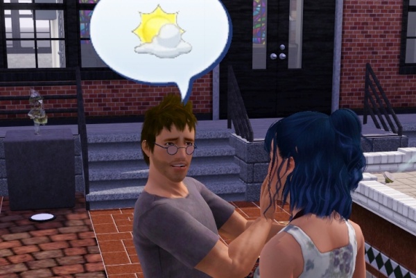 12 彼女に話しかけるマルさん