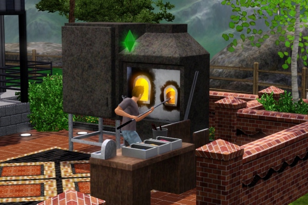 7 ガラス工房の窯